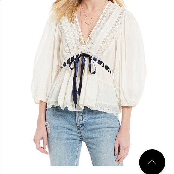 Free People Tops - Free People - New Pheasant Romantic Shirt.